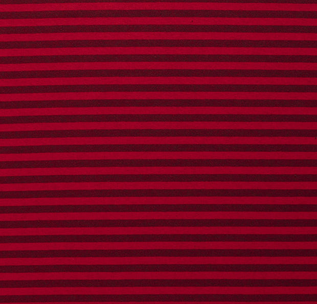 Jogging fabric Stripes Red
