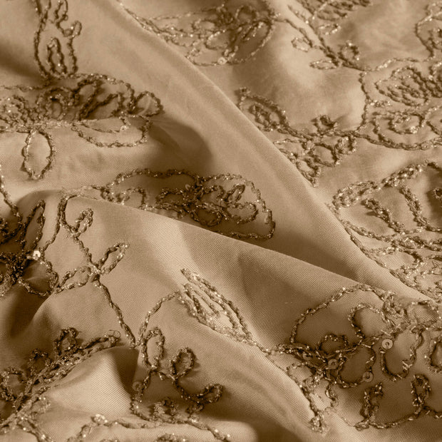 Woven Polyester fabric Flowers 