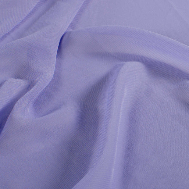 Chiffon fabrik Uni Lila
