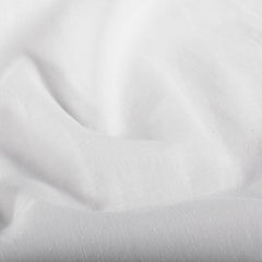 Leinen Uni Optisches Weiß