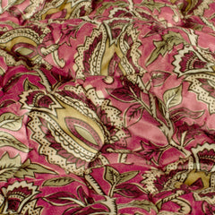 Fluweel bedrukt Bloemen