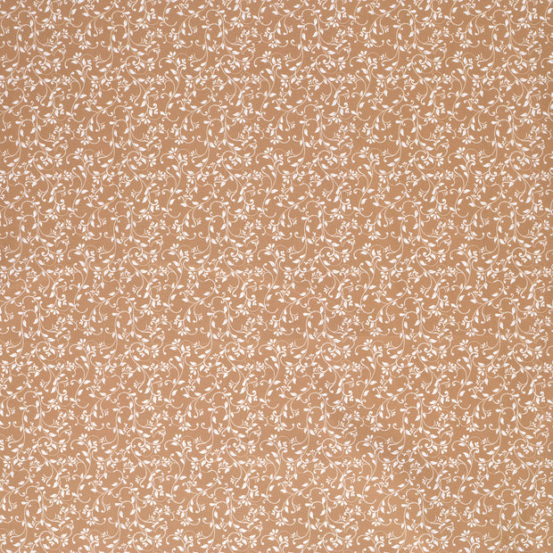 Cotton Poplin fabric Beige matte 