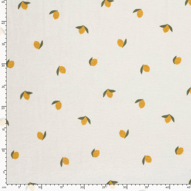 Éponge tissus tissu fruits Blanc cassé