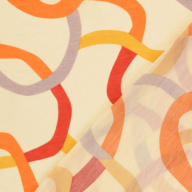  fabric Multicolor printed 