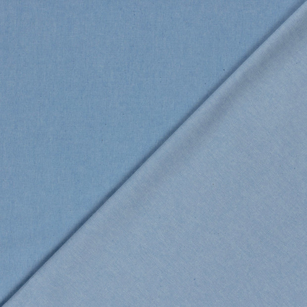 Denim fabric Unicolour pre-washed 