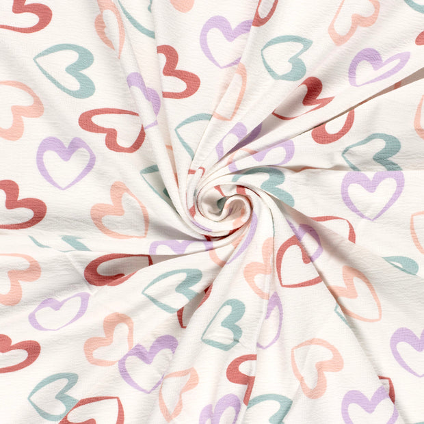 Terry Crepe fabric Off White 