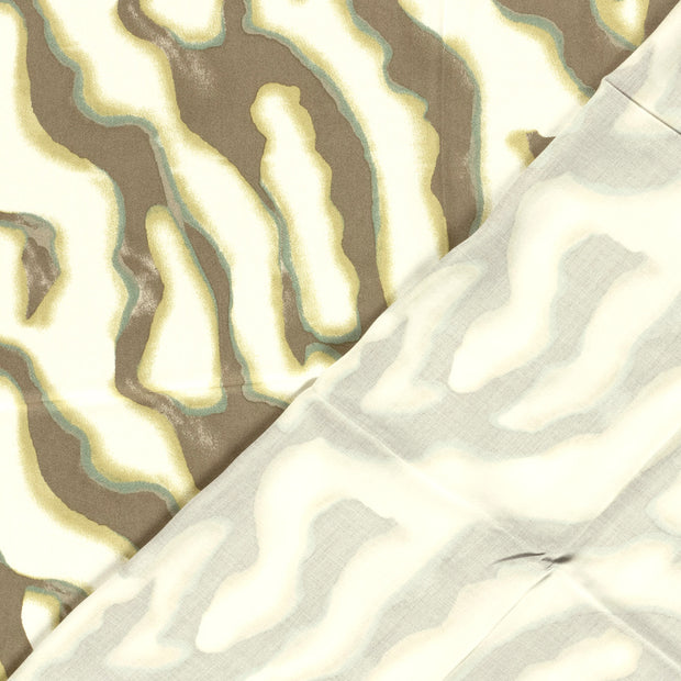 Viscosa Satén tela Abstracto estampado 