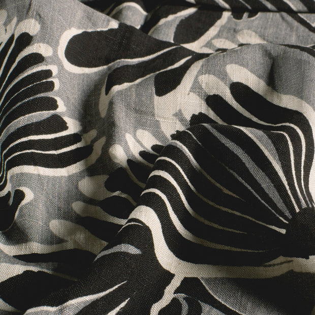  fabric Flowers Dark Grey