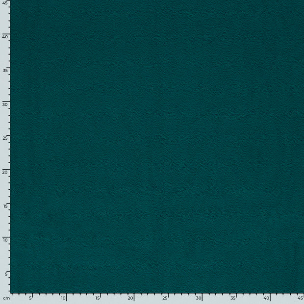 Fleece fabric Unicolour Petrol