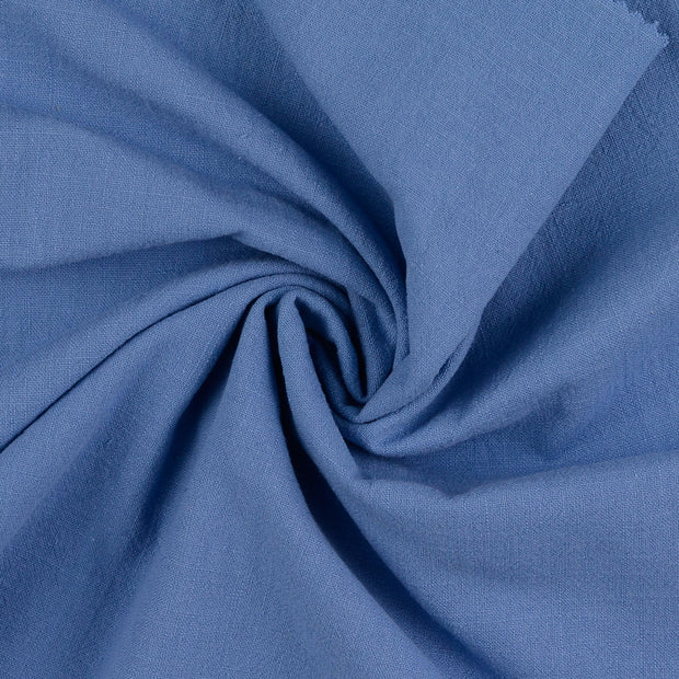 Algodón Popelina tela Azul claro 