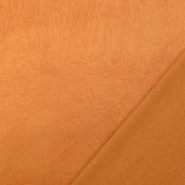 Satin fabric Beige crushed 