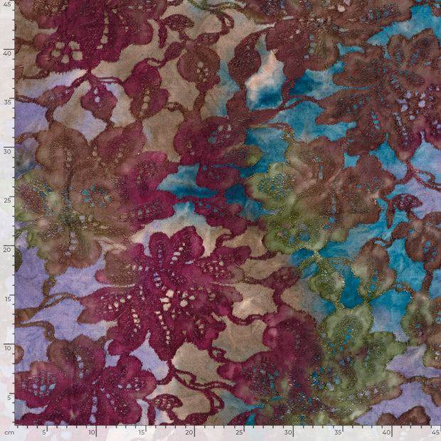 Jacquard fabric Flowers 