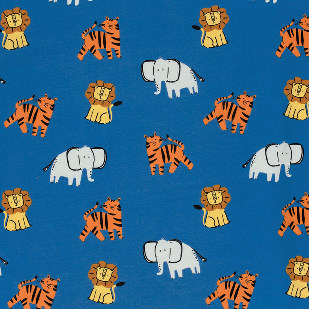 Cotton Jersey fabric Cobalt soft 