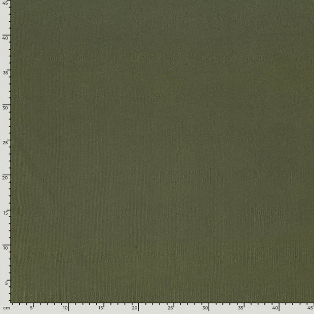Heavy Knit tissu Unicolore Vert Forêt