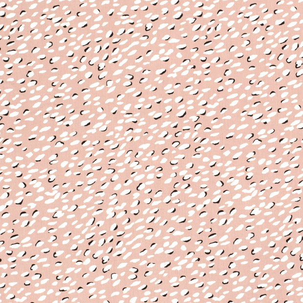 Bambou Poplin tissu Rose