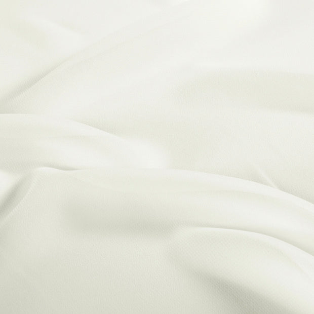 Chiffon fabrik Uni Ivory