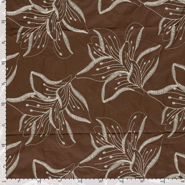 Voile fabric Flowers 