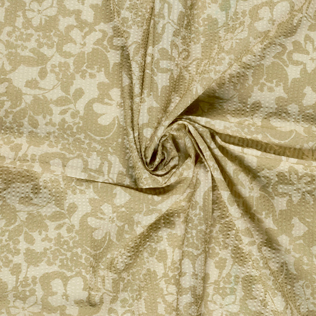  fabric Camel Seersucker 