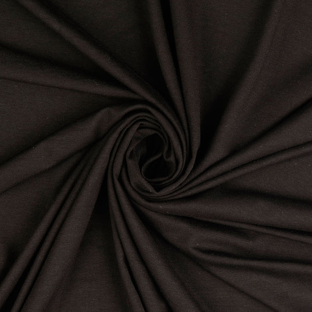 Jersey de Viscose tissu Noir 