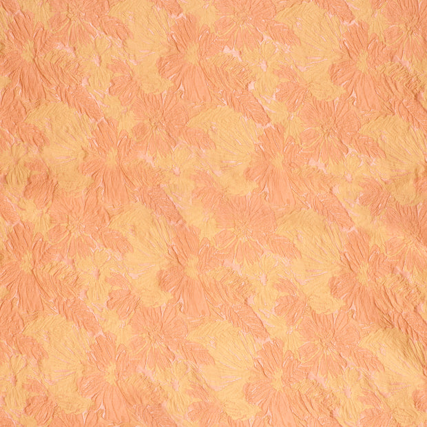 Jacquard tela Naranja reluciente 