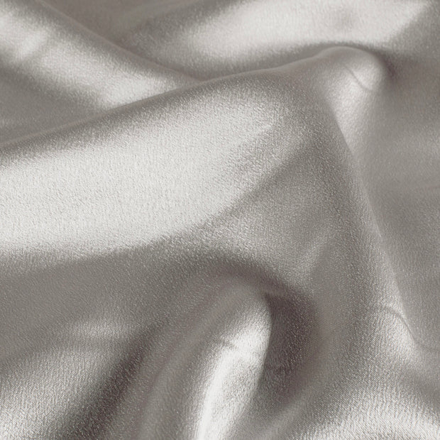 Satin Velvet tela Unicolor Gris claro