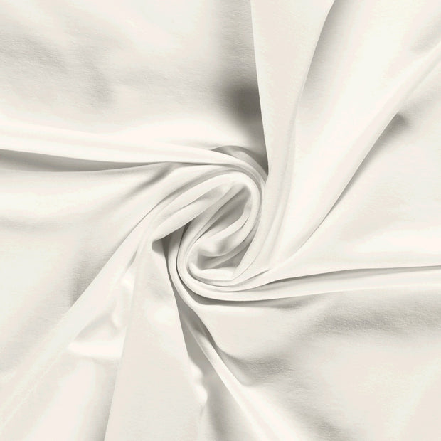 French Terry fabric Unicolour Off White