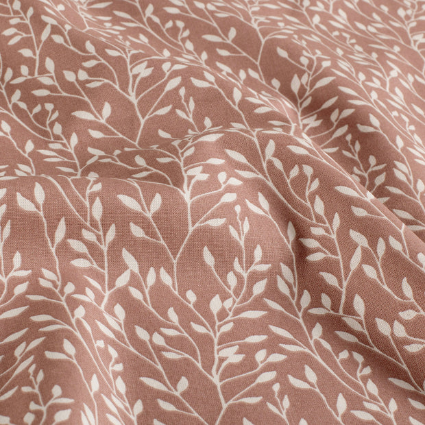 Cotton Poplin fabric Twigs Light Mauve