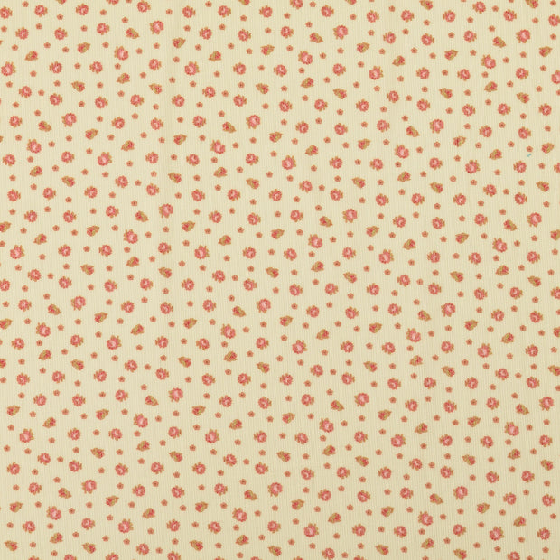 Cordón 4.5w tela Flores Rosa antiguo