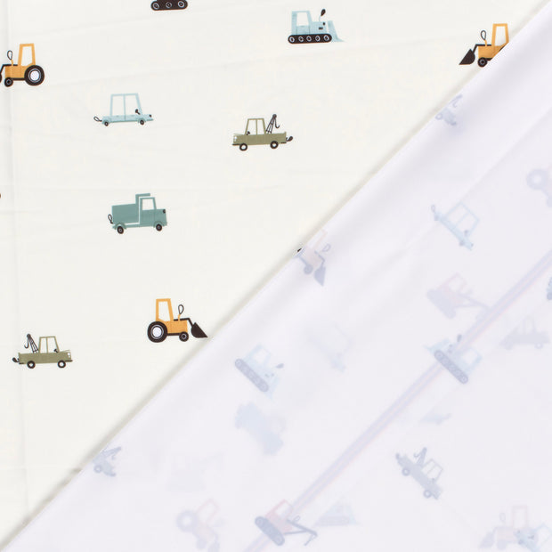 Swimwear Jersey UPF50 Recycled fabric Vehicles digital printed 