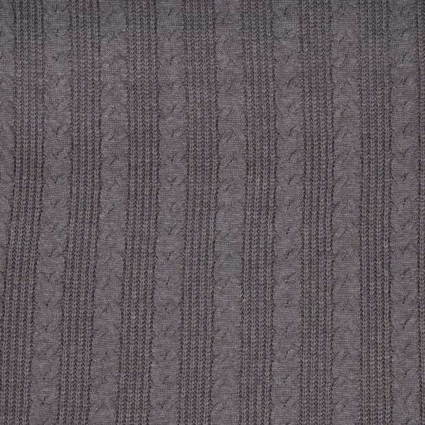 Heavy Knit fabric Grey 