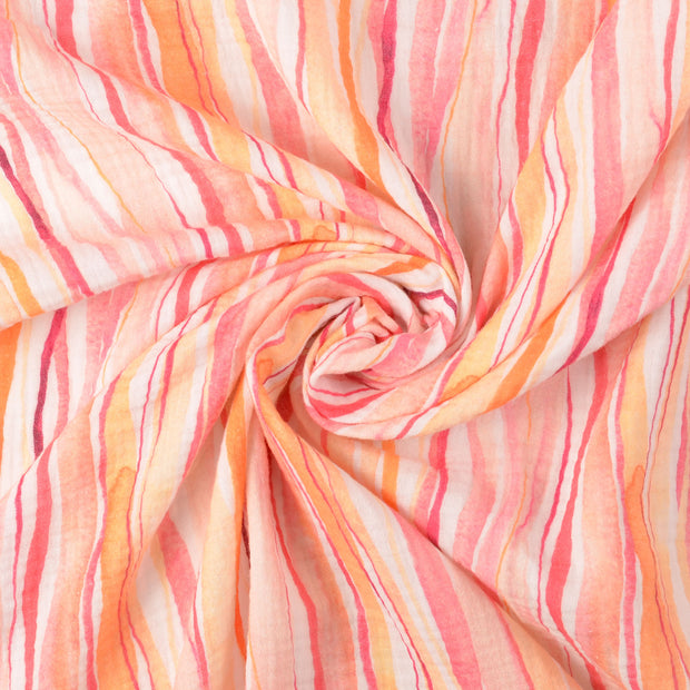Musselin fabrik Helles Pink 