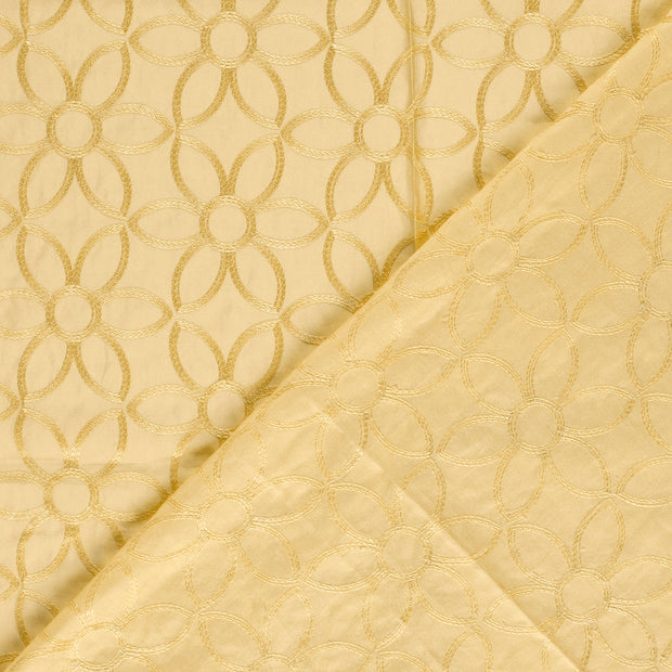  fabric Flowers embroidered 