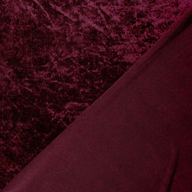 Velours fabric Unicolour crushed 