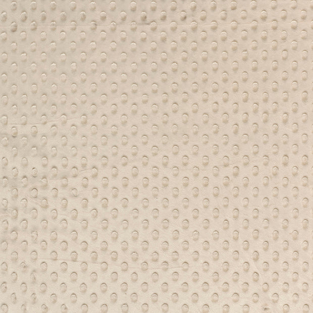 Minky fabrik Beige weich 