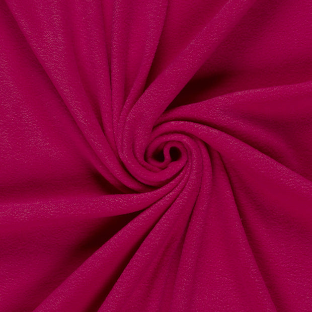Polar Fleece fabric Fuchsia brushed 