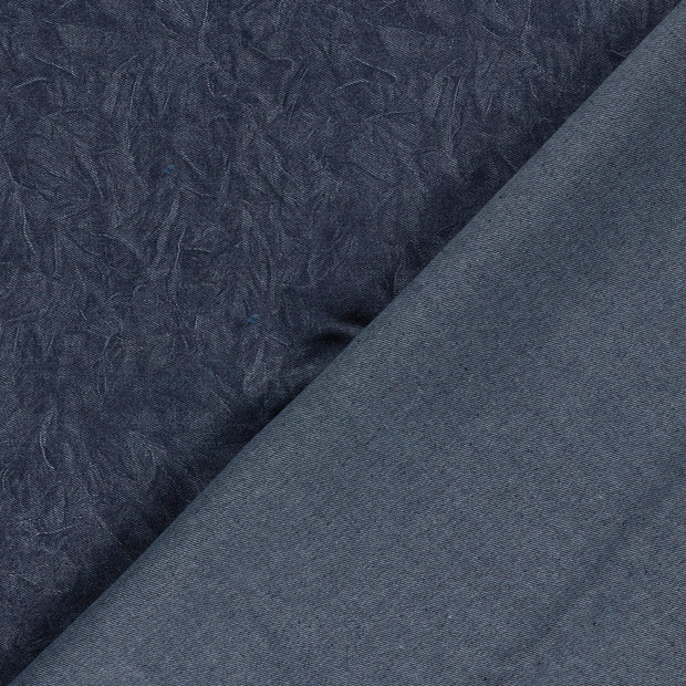 Denim fabric Batik foiled 