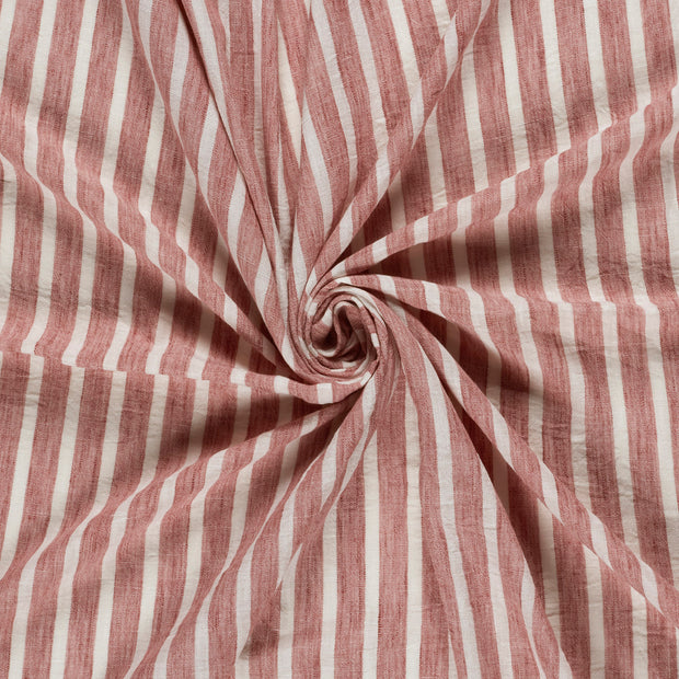 Geweven Polyester stof Oud Roze bedrukt 