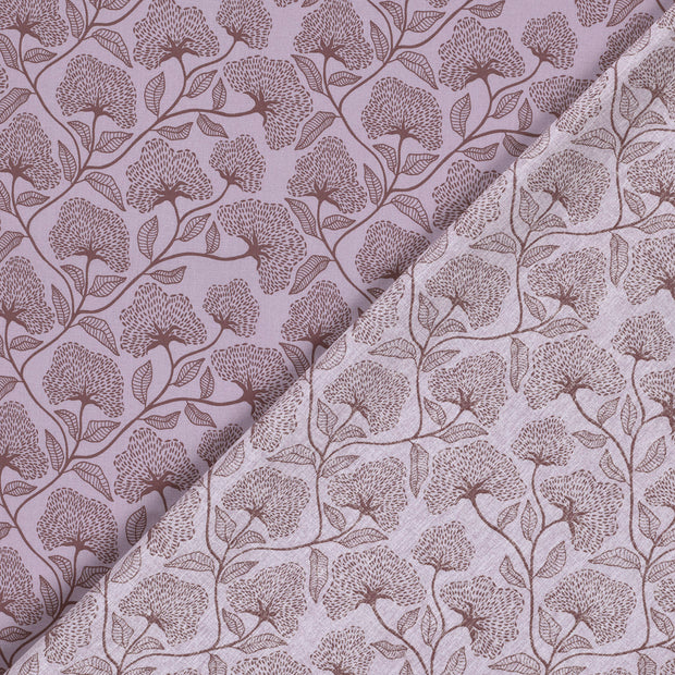 Cotton Poplin fabric Flowers printed 