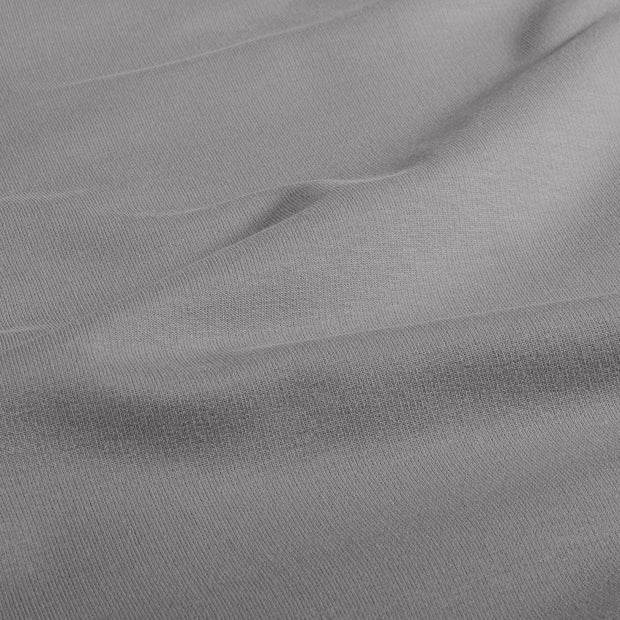 French Terry tissu Unicolore Gris