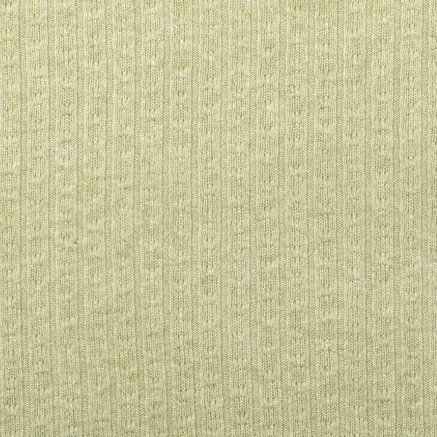 Heavy Knit tela Unicolor Menta oscura