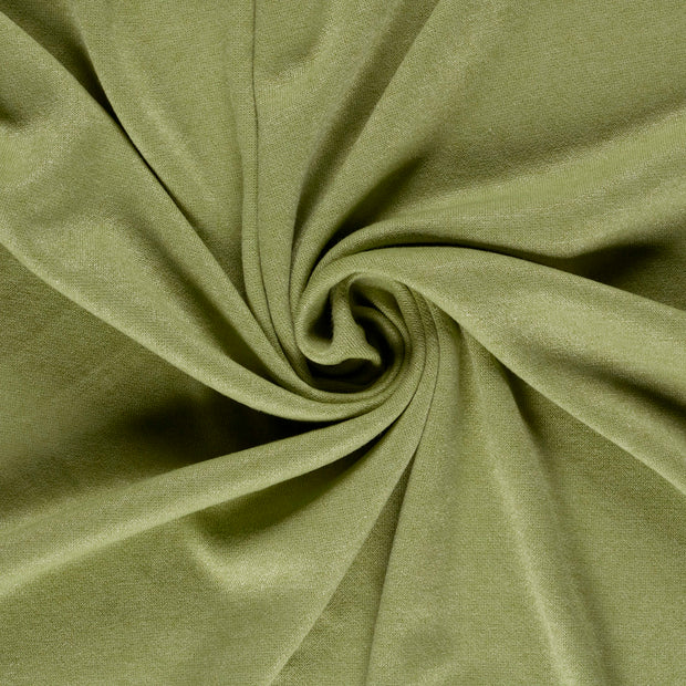 Heavy Knit stof Olijf Groen 