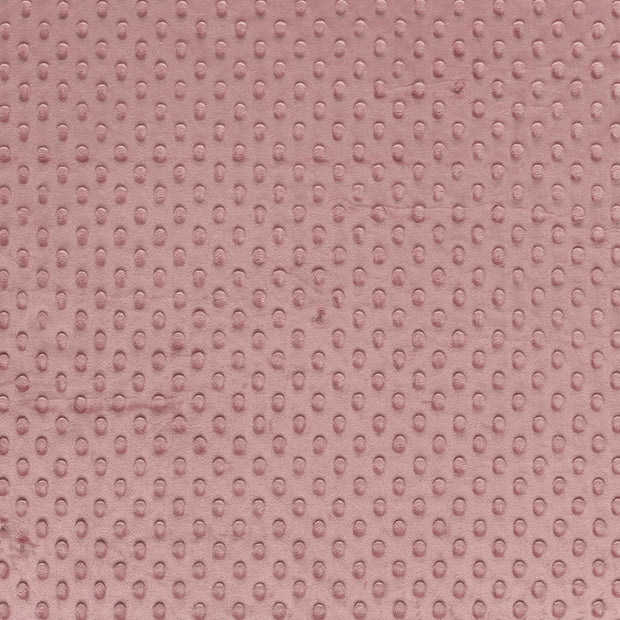 Minky tissu Mauve doux 