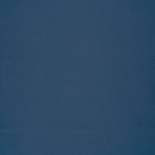 Algodón Popelina GOTS tela Azul acero mate 
