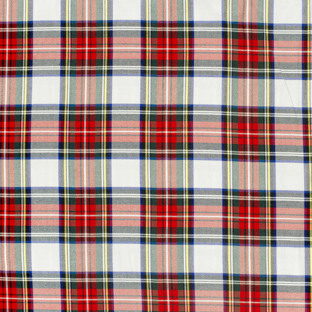Gabardine Stretch fabric White matte 
