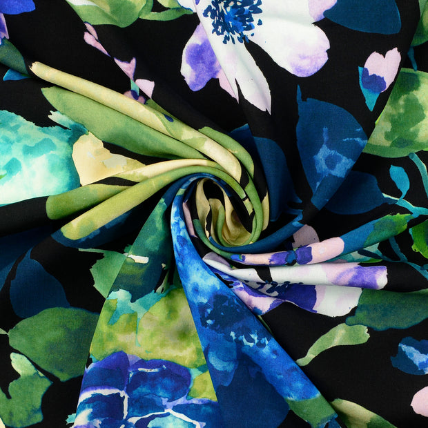 Viscose Poplin fabrik Mehrfarbig 