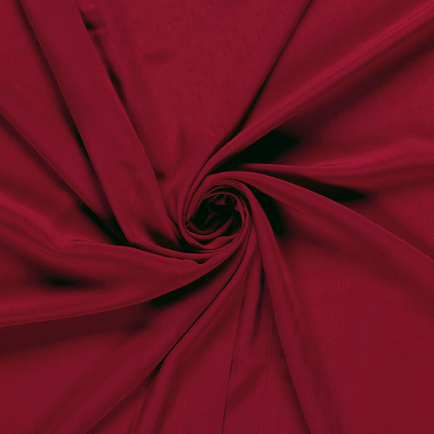 Viscose Poplin fabric Dark Red 