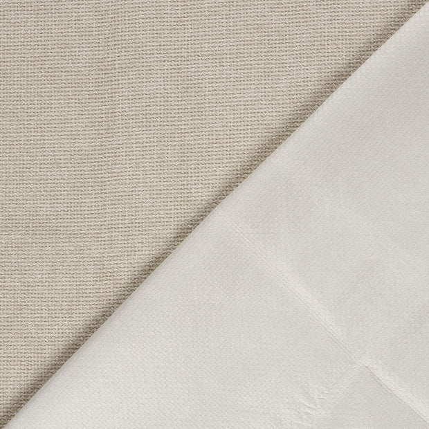 Chenille fabric Off White dyed 