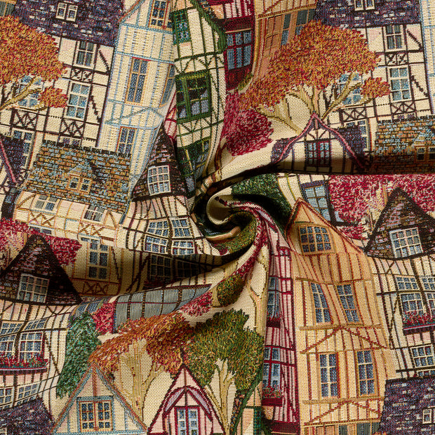 Gobelin stof Beige jacquard 