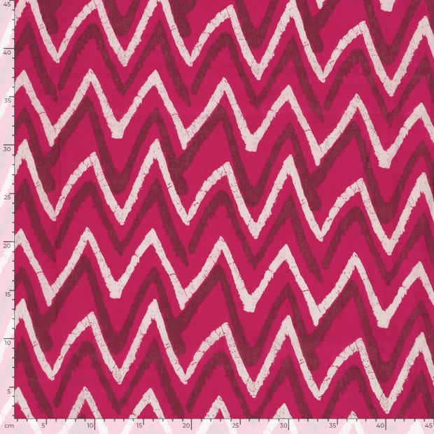 Voile fabric Abstract 