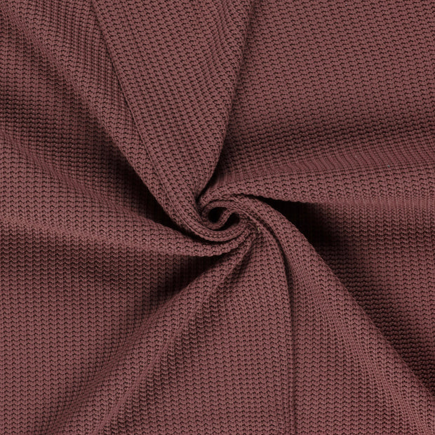 Heavy Knit tela Rosa antiguo 